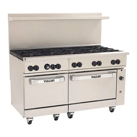 Vulcan Restaurant Equipment Vulcan 60SS-10BP, Endurance Range, 2 Standard Ovens, Propane, S/S, 10 Burners 60SS-10BP